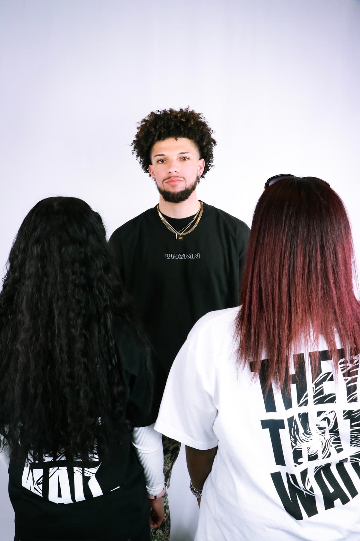 UNCMN campaign models wearing the They That Wait collection